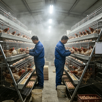 Nouvelle cage à poules pondeuses de type A à 4 niveaux, cage automatique en acier galvanisé à 3 niveaux pour l'élevage avicole