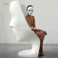 Chaise moderne nemo en fibre de verre à la mode, 1 pièce, motifs floraux, offre spéciale