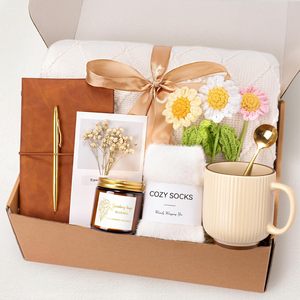 Coffret <span class=keywords><strong>cadeau</strong></span> <span class=keywords><strong>personnalisé</strong></span> écologique avec impression UV, logo couleur <span class=keywords><strong>personnalisé</strong></span> - <span class=keywords><strong>Panier</strong></span> de soins personnels pour femmes, pour une prompte guérison - Product Image 1