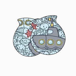 Gants pour bébé en tissu avec logo personnalisé, mitaines en fibre de bambou, divers styles, imprimés, mitaines pour nourrissons, pour tout-petits - Product Image 2