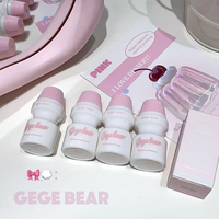 2026 Gege Bear Milk Mist Velvet Lip Mud Soft Matte, Longue tenue, Non-transfert, Rouge à lèvres au design mignon de biberon pour le maquillage quotidien
