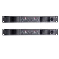 Amplificateur de son professionnel CIY, haut-parleurs haute puissance, 4 canaux numériques de classe D, sortie métallique 4x400W, connectivité XLR, aluminium