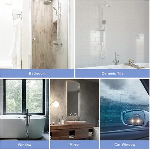Silikonabzieher mit Haken Duschabzieher für Glastüren Badezimmer - Product Image 5