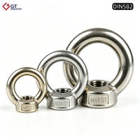 Гарантированное качество M14 M16 M20 M43 M74 M88 M93 углеродистая сталь DIN582 PTFE покрытая кольцевая гайка