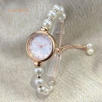 Montre perle d'eau douce blanche simple