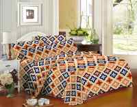 Drap de lit en tissu microfibre polyester, parure de lit de luxe de qualité, au japon, motif uni, taille king