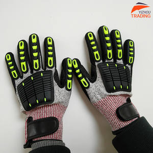 قفازات أمان مقاومة للقطع مع طلاء النتريل على راحة اليد وتقوية TPR لحماية اليدين، الأكثر مبيعًا لعام 2025 - Product Image 4