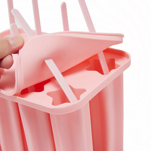Tuyệt Vời 8 Miếng Silicone Popsicle Khuôn Tự Chế Popsicle <span class=keywords><strong>Ice</strong></span> <span class=keywords><strong>Pop</strong></span> Nhà Sản Xuất Dễ Dàng Phát Hành Popsicle Nhà Sản Xuất Khuôn <span class=keywords><strong>Ice</strong></span> <span class=keywords><strong>Pop</strong></span> Khuôn - Product Image 4