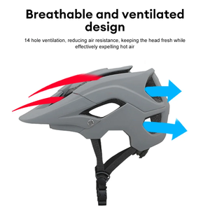 <span class=keywords><strong>Casco</strong></span> de Ciclismo <span class=keywords><strong>DH</strong></span> MTB para Exteriores, <span class=keywords><strong>Casco</strong></span> de <span class=keywords><strong>Bicicleta</strong></span> de Montaña Integralmente Moldeado, <span class=keywords><strong>Casco</strong></span> de Ciclismo Ultraligero para Hombre - Product Image 2