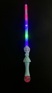 Bacchetta Magica Scintillante con Effetti di Ghiaccio e Neve, Bastone Musicale Laser - Product Image 6