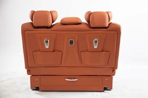 Sièges de voiture modifiés en cuir aéronautique multifonctionnels personnalisés OEM, avec conversion en lit inclinable – Vente chaude - Product Image 4