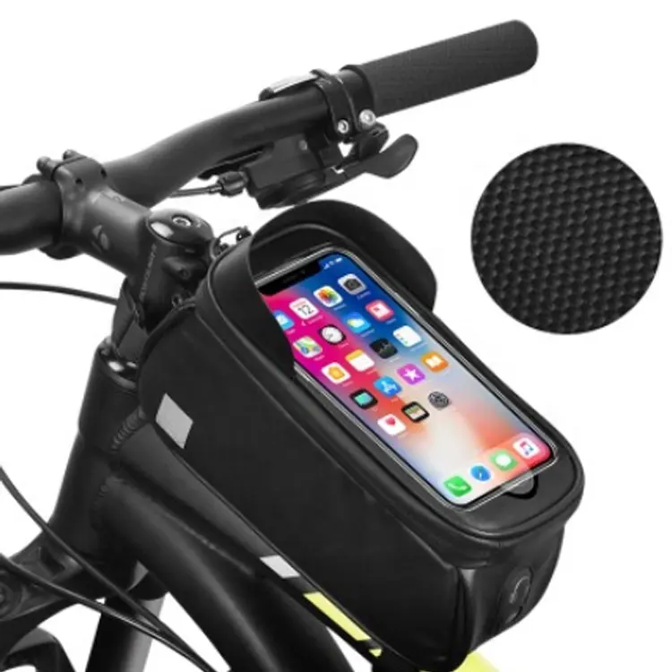 Велосипедная Дорожная сумка на переднюю раму, водонепроницаемые велосипедные сумки и коробки с функцией разблокировки отпечатком пальца