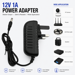 <span class=keywords><strong>Adaptateur</strong></span> secteur certifié CE 12V 1A, 12V 1000mA AC/DC 12W, adaptateurs d'<span class=keywords><strong>alimentation</strong></span> à découpage en matériau PC, <span class=keywords><strong>alimentation</strong></span> 12V 1A pour routeurs - Product Image 4