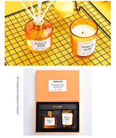 Logo personnalisé imprimé vide de luxe bâton arôme roseau diffuseur bouteille emballage boîte-cadeau