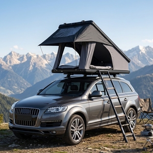 En stock - Tente de toit rigide en aluminium pour 4-5 personnes, tente de toit solaire pour voiture - Product Image 3