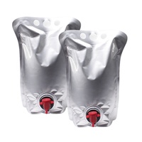 Emballage Portable, capacité 1,5 l 3l 5l, pour jus de vin, avec boîte, pochette debout