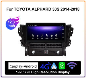 12.3 ''Android <span class=keywords><strong>autoradio</strong></span> pour Toyota Alphard H30 Lexus LM 2015-2021 voiture Navigation GPS multimédia DVD sans fil CarPlay unité principale - Product Image 2