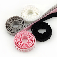 Comeown — bande élastique en dentelle plissée et volants, accessoires de couture colorés EB149 13mm DIY