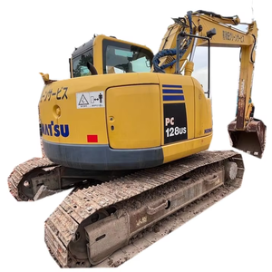 Wholesale Japan Imported Komatsu PC128MR 13T Mini crawler Excavator | Second-Hand Hydraulic Digger for Auger <b>Attachment</b> - Product Image 1