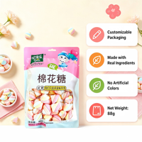 EJIALE 88g Guimauves Colorées Torsadées Douces et Sucrées aux Fruits