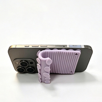 Support de téléphone flexible et pliable à ventouse pour iPhone 17 Pro Max, support de bureau en silicone pour téléphone, accessoires mobiles