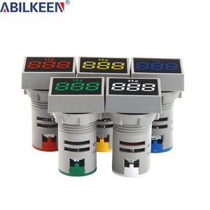 Công nghiệp AD101-22HZ 0-99Hz chỉ số ánh sáng tần số <span class=keywords><strong>Meter</strong></span> tương thích tần số công cụ đo lường với nguồn cung cấp điện khác nhau - Product Image 1