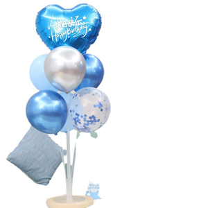 Set <span class=keywords><strong>de</strong></span> Guirnaldas <span class=keywords><strong>de</strong></span> Globos Azul Zafiro para <span class=keywords><strong>Cumpleaños</strong></span>, Día del Padre, Festivales, Fiesta <span class=keywords><strong>de</strong></span> 18 Años para Adultos, Decoración <span class=keywords><strong>de</strong></span> Mesa, Banderines Triangulares - Product Image 5