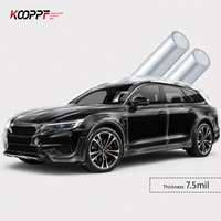 Film de protection automobile KOOPPF TPU 7,5 mil auto-réparant, résistant aux UV et aux infrarouges, anti-rayures, garantie 3 ans, autocollants de carrosserie