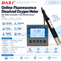 Contrôleur de l'oxygène dissous en ligne 4-20mA RS485, mesureur optique de DO avec sonde de fluorescence pour le traitement des eaux industrielles
