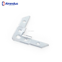 NOUVEAU - Série HVACR DC - Accessoires de ventilation de haute qualité - Flange d'angle en acier galvanisé pour système de ventilation