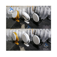 Enseigne rotative double face personnalisée, boîte lumineuse LED suspendue pour publicité extérieure, ronde, pour la décoration des entreprises, enseigne pour magasin, café