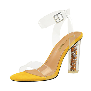 29-8 europea e Americana della moda locale notturno sexy <span class=keywords><strong>tacco</strong></span> alto di cristallo <span class=keywords><strong>con</strong></span> <span class=keywords><strong>tacco</strong></span> alto trasparente parola <span class=keywords><strong>con</strong></span> open toe scarpe <span class=keywords><strong>sandali</strong></span> - Product Image 5