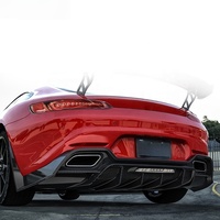 Diffuseur de pare-chocs arrière en fibre de carbone préimprégnée brillante, en promotion, pour Mercedes Benz AMG GT GTS C190 2014-2021