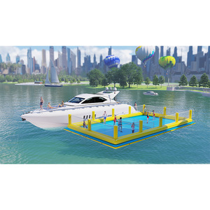 Custom Size 18x9x0.9m Floating Pickleball Tennis Court Anti Slip for Lake Water Sport - Product Image 3