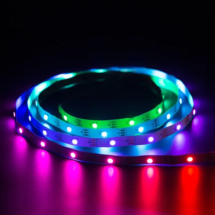 Remote Control Long Lights Nonwaterproof Feature Led Strip Lighting With String Matrix
