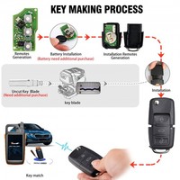 Xhorse VVDI BEE Key Tool Lite Détection de fréquence Transpondeur Clone Programmeur de clé automatique