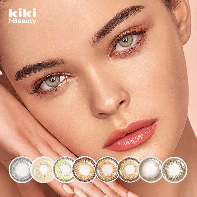 KIKI Beauty Hot Sale Promotion Color Contact Lens 12 Colors Len Eye Contact Lenses Color Contact Soft and Natural Eye Cosmetic