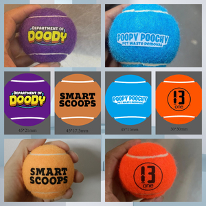 Palla da Tennis personalizzata regalo regalo personalizzato regalo per cani Pet Pet palizzata con Logo