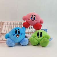 Prix pas cher Kawai Kirby peluche peluche Toys6 Styles Kirby peluche porte-clés
