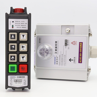 Télécommande sans fil industrielle universelle IP66 à 6 boutons double vitesse pour grue de levage de camion