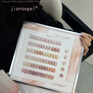 ZRKGEL - Set <span class=keywords><strong>de</strong></span> 24 Esmaltes <span class=keywords><strong>de</strong></span> Uñas en Gel con Efecto Ojo <span class=keywords><strong>de</strong></span> Gato, Color Rosa Brillante, para Verano, Marca Privada, Sin HEMA ni TPO, Magnético, UV, para Salón - Product Image 5