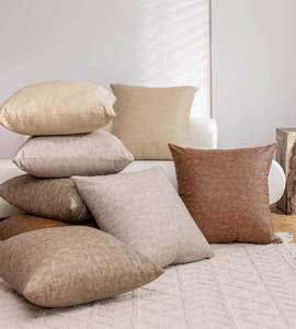 Cool Comfort Breathable Faux Leather <b>Large</b> Floor <b>Pillow</b> Cover Safe Oversized Cushion Wholesale Household Use - Product Image 5