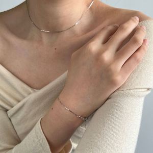 Dylam Link Chain <b>Bracelet</b> Hypoallergenic Non Tarnish Rhodium Plated 925 <b>Silver</b> 5A Zirconia Pendant Women <b>Bangles</b> & <b>Bracelets</b> - Product Image 3