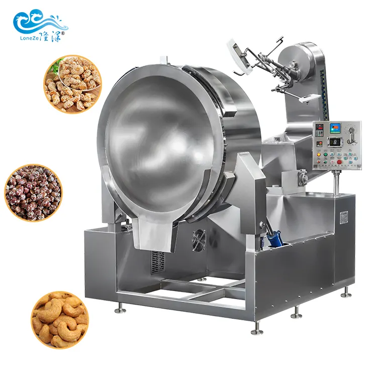 Çin üretimi otomatik CE belgesi endüstriyel çift ceketli su ısıtıcısı karamel sos pişirme mikser makinesi