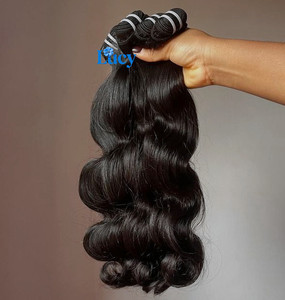 Wholesale Unprocessed Virgin Cambodian Raw Human Hair Bundles Cuticle Aligned Mink Brazilian Single Drawn Hair Extensions Vendor - Product Image 1