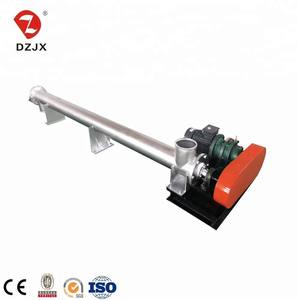 Dzjx Ls T Hanger Lager <span class=keywords><strong>219Mm</strong></span> Aangepaste U Trog Schachtloze Vijzel Schroef Transportband Met Hopper Voor Modder Droge Mortel Cement - Product Image 5