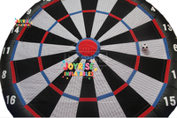 Grand jeu de fléchettes gonflable interactif pour la famille, jeu de fléchettes de football pour l'extérieur, jeux de football pour enfants
