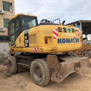 Excavadora de ruedas KOMATSU PW128UU de alta eficiencia Original Japón Multifuncional Buen estado Usado Komatsu PW40 110 120 200 Venta - Product Image 1