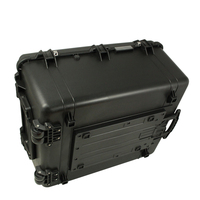 Valise à outils en plastique rigide à prix raisonnable, étanche IP67, antichoc, pour le stockage d'équipements extérieurs, portable avec roues