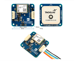 Module GNSS et boussole MATEKSYS M9N-5883, GPS haute précision NEO-M9N QMC5883L pour drone de course FPV, aile fixe - Product Image 6